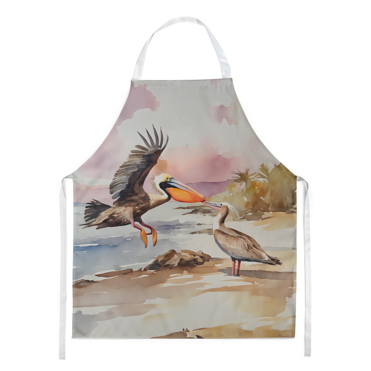 Picture of Carolines Treasures DAC2854APRON 30 x 27 in. Pelican Apron