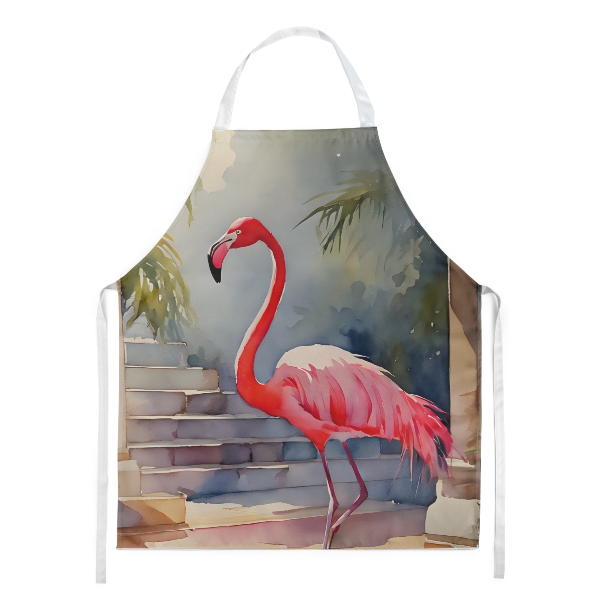 Picture of Carolines Treasures DAC2862APRON 30 x 27 in. Flamingo Apron