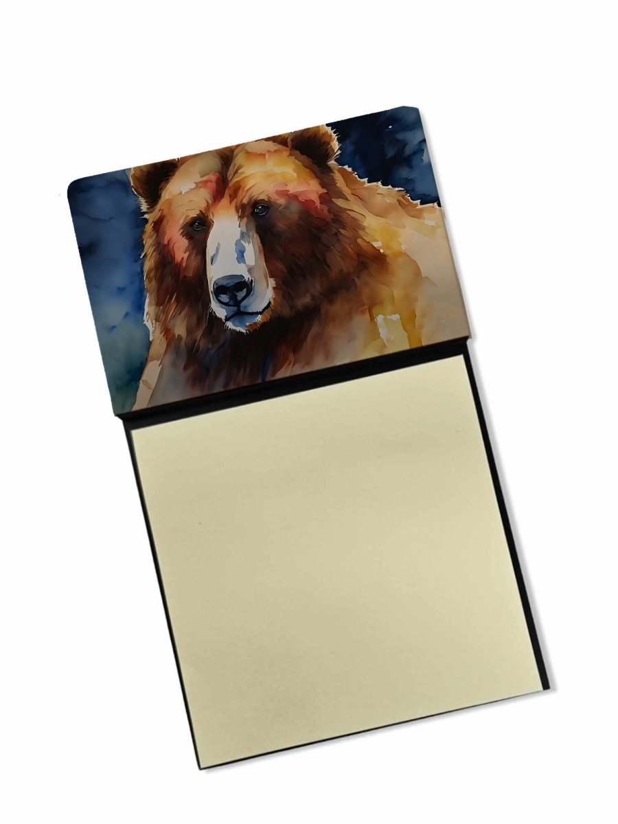 DAC2941SN 5.25 x 3.25 in. Kodiak Bear Sticky Note Holder