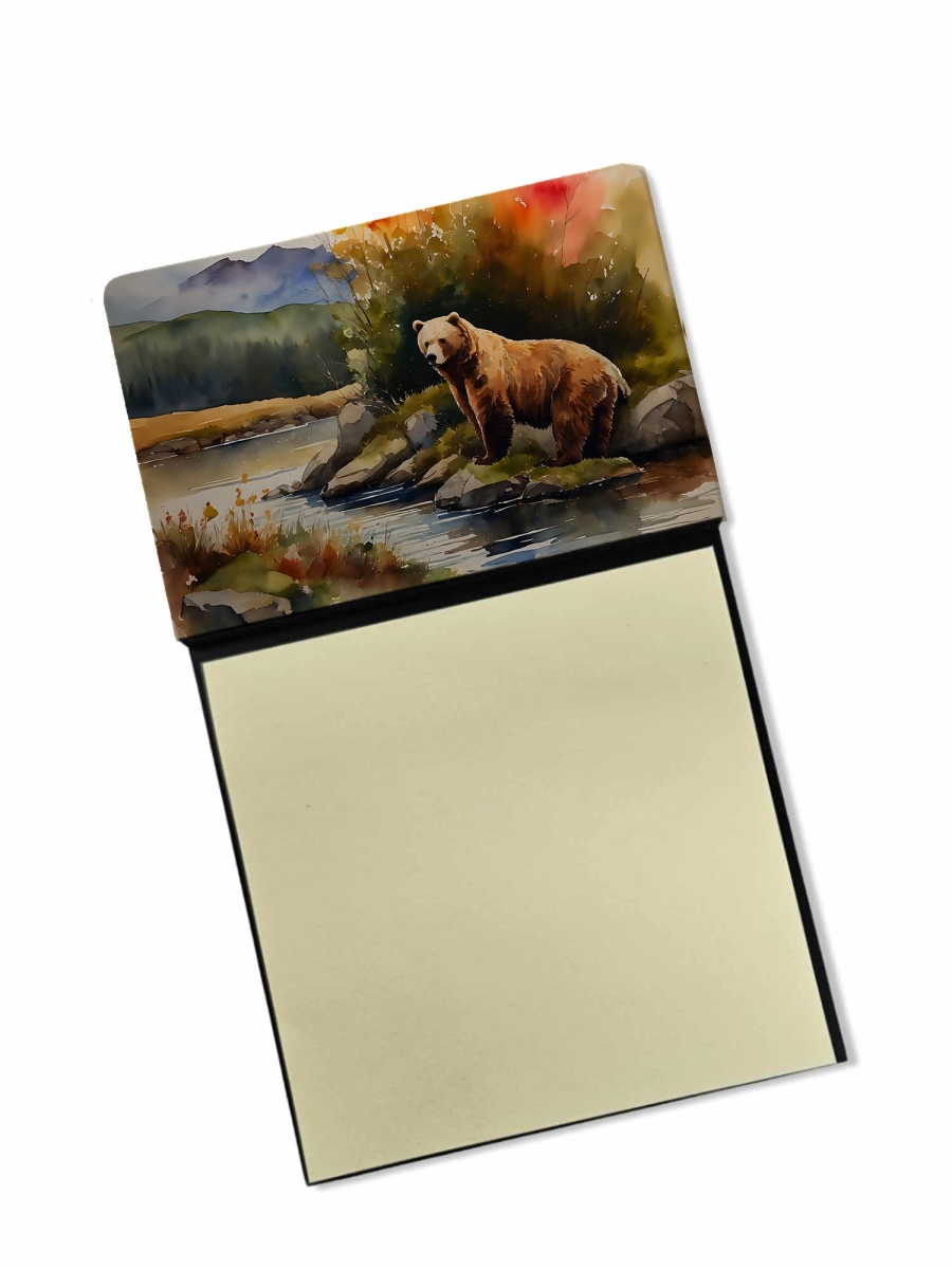DAC2942SN 5.25 x 3.25 in. Kodiak Bear Sticky Note Holder