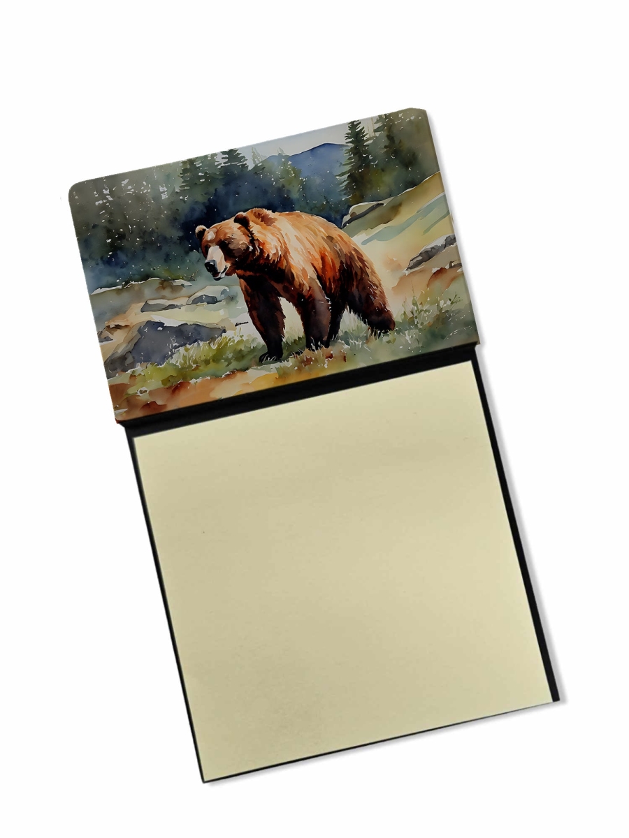 DAC2943SN 5.25 x 3.25 in. Kodiak Bear Sticky Note Holder
