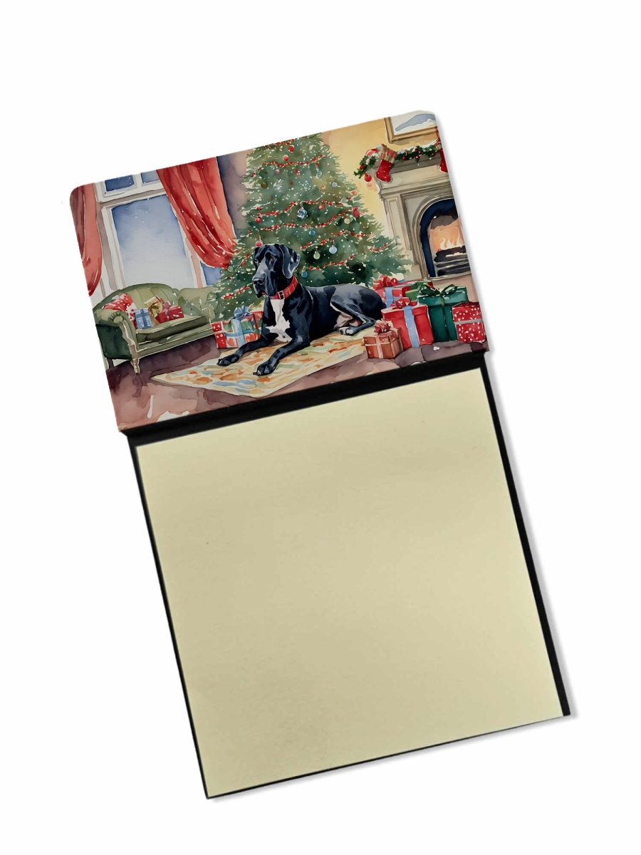 DAC2669SN 5.25 x 3.25 in. Great Dane Cozy Christmas Sticky Note Holder