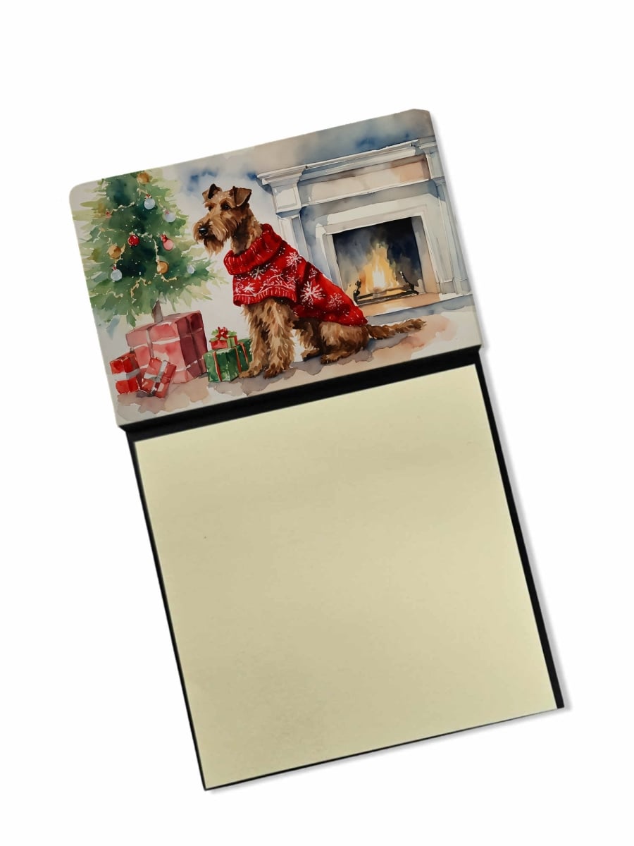 DAC2678SN 5.25 x 3.25 in. Irish Terrier Cozy Christmas Sticky Note Holder