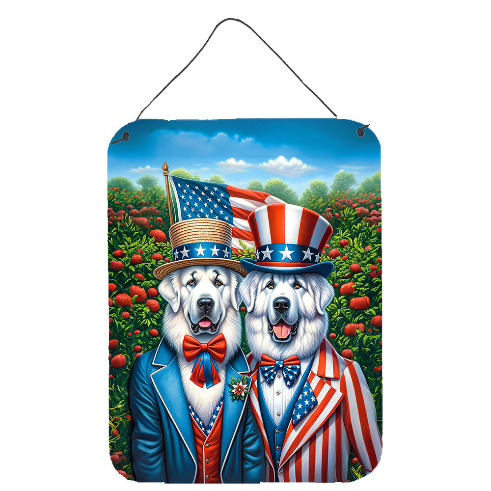 16 x 12 in. All American Great Pyrenees Wall or Door Hanging Prints