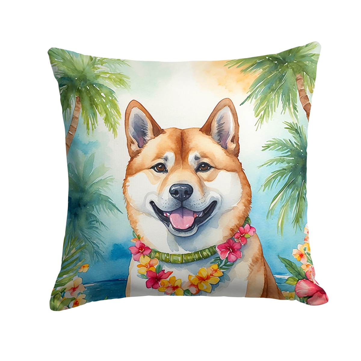18 x 18 in. Akita Luau Throw Pillow