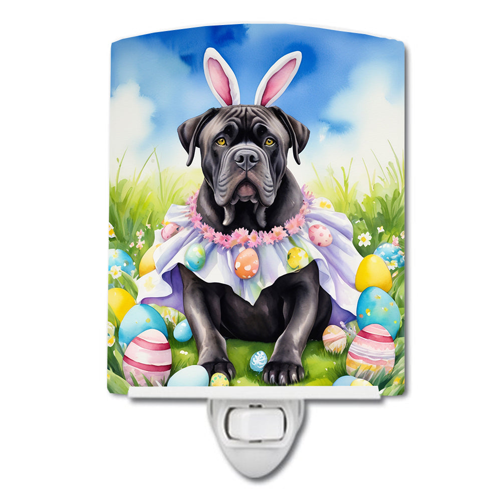 6 x 4 in. Cane Corso Easter Egg Hunt Ceramic Night Light