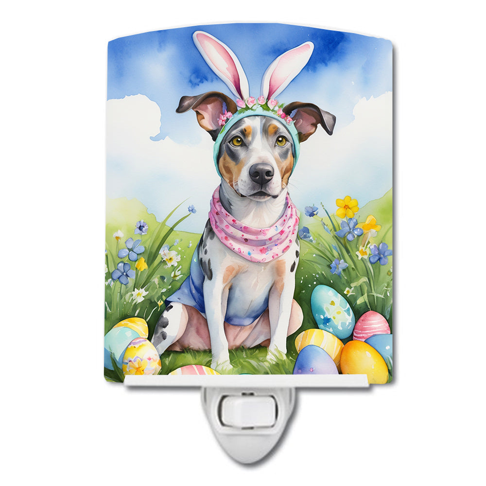 6 x 4 in. Catahoula Easter Egg Hunt Ceramic Night Light