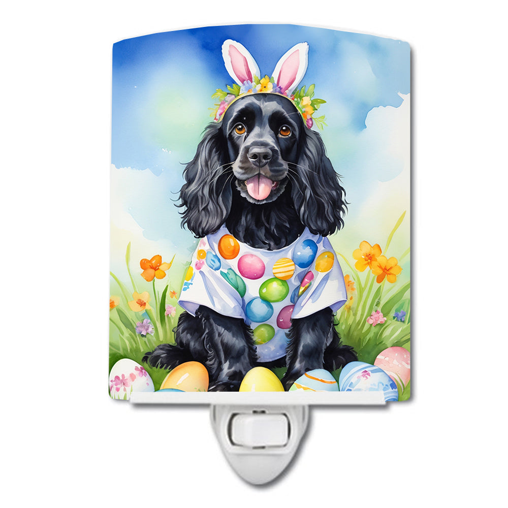 6 x 4 in. Cocker Spaniel Easter Egg Hunt Ceramic Night Light