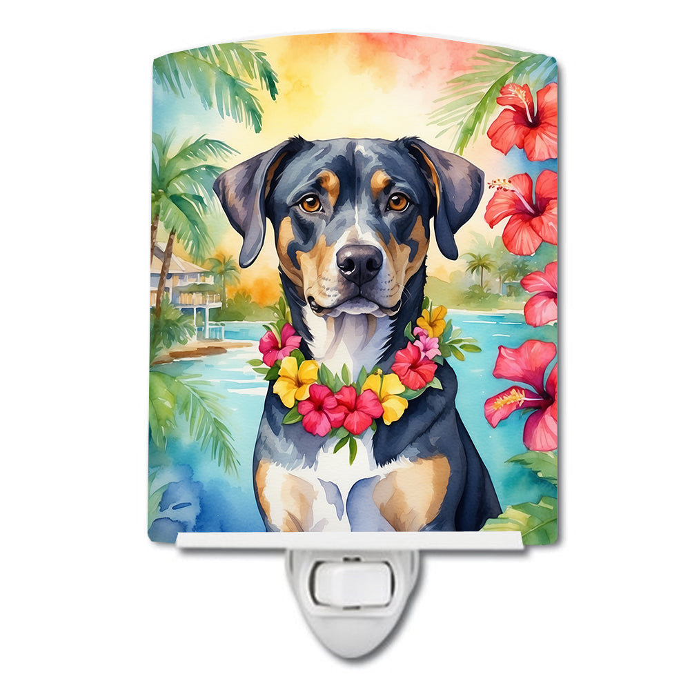 6 x 4 in. Catahoula Luau Ceramic Night Light