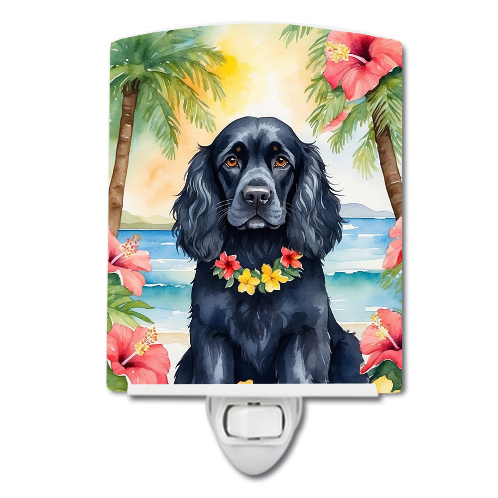 DAC6411CNL 6 x 4 in. Cocker Spaniel Luau Ceramic Night Light