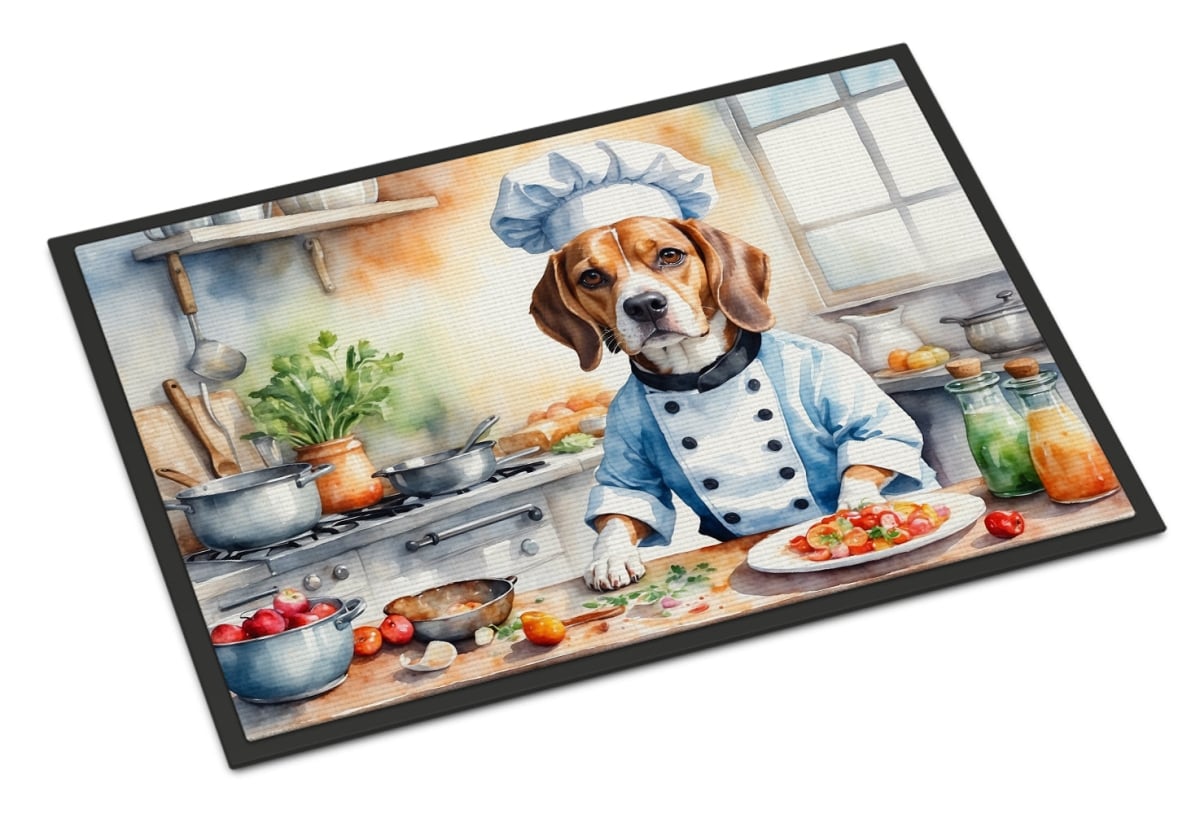 18 x 27 in. Beagle The Chef Doormat