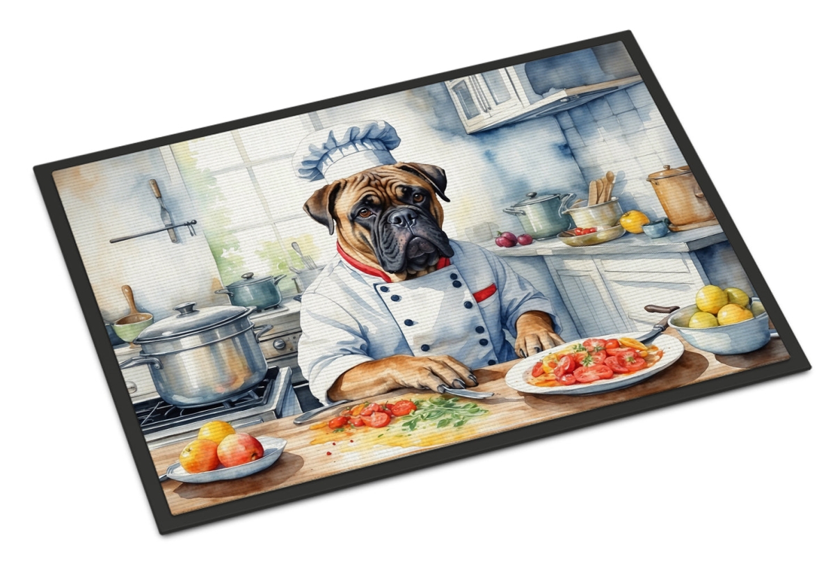 18 x 27 in. Bullmastiff The Chef Doormat