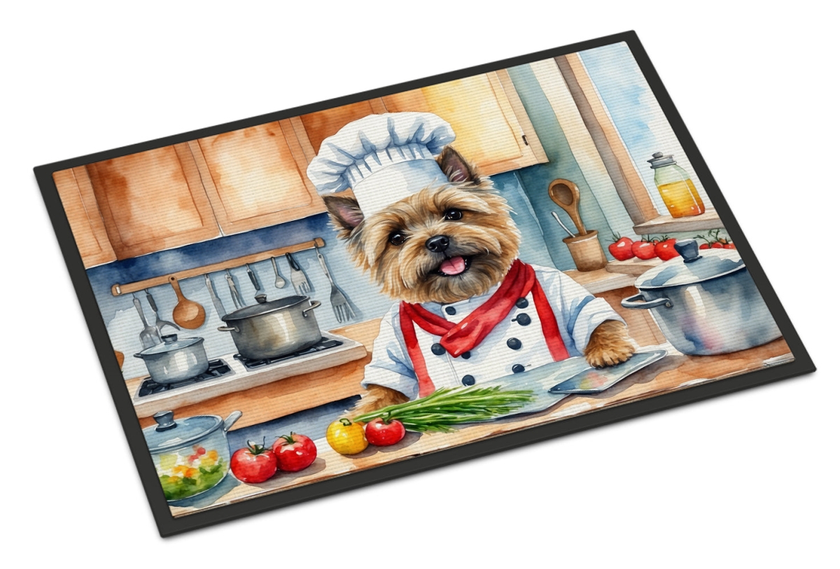 18 x 27 in. Cairn Terrier The Chef Doormat
