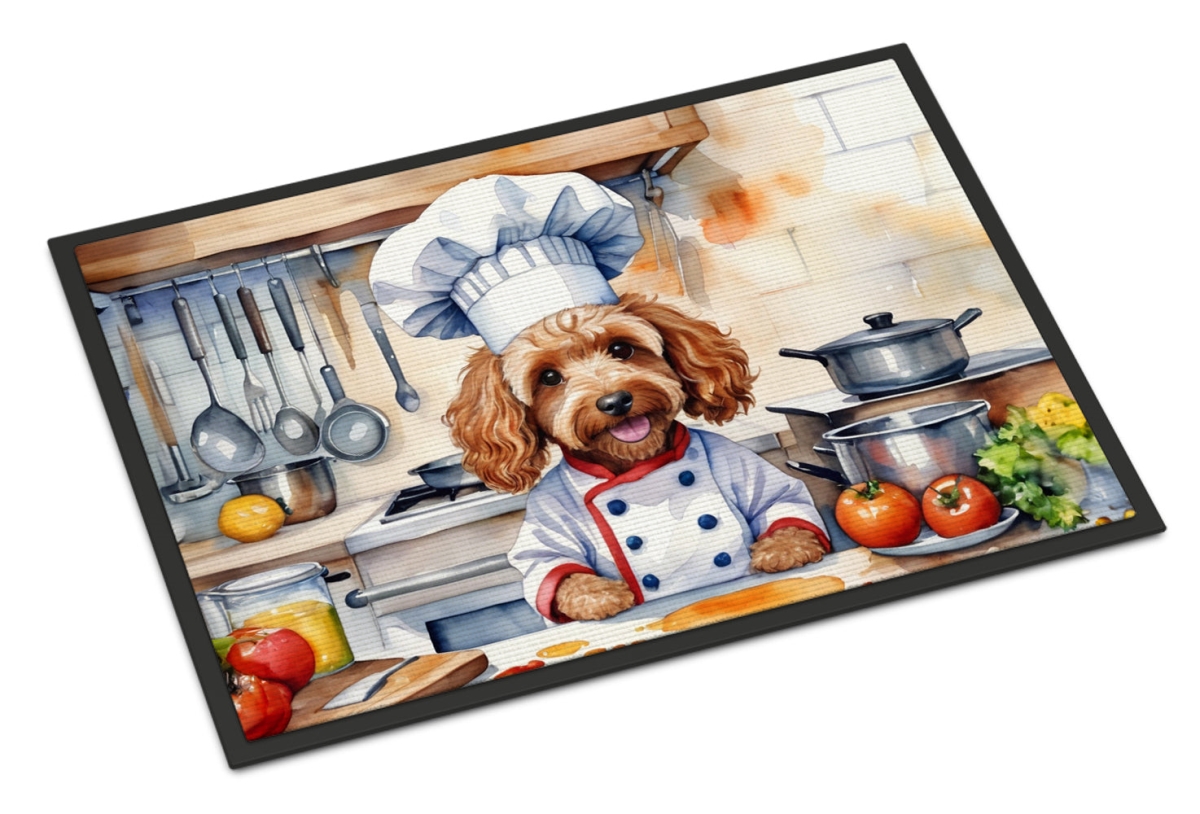 DAC6233MAT 18 x 27 in. Cockapoo The Chef Doormat