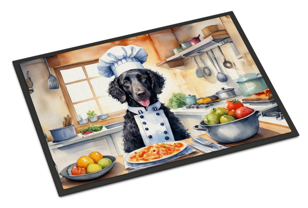 18 x 27 in. Curly-Coated Retriever The Chef Doormat