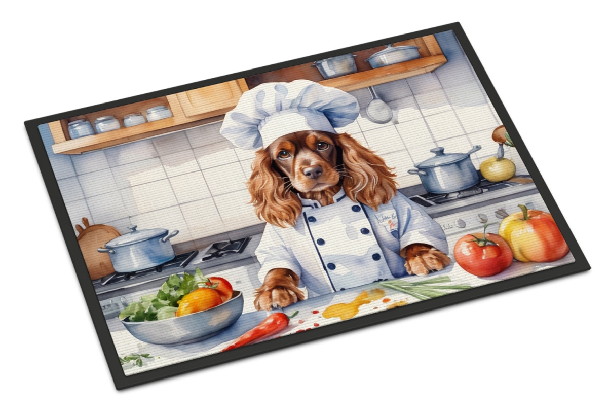 18 x 27 in. English Cocker Spaniel The Chef Doormat