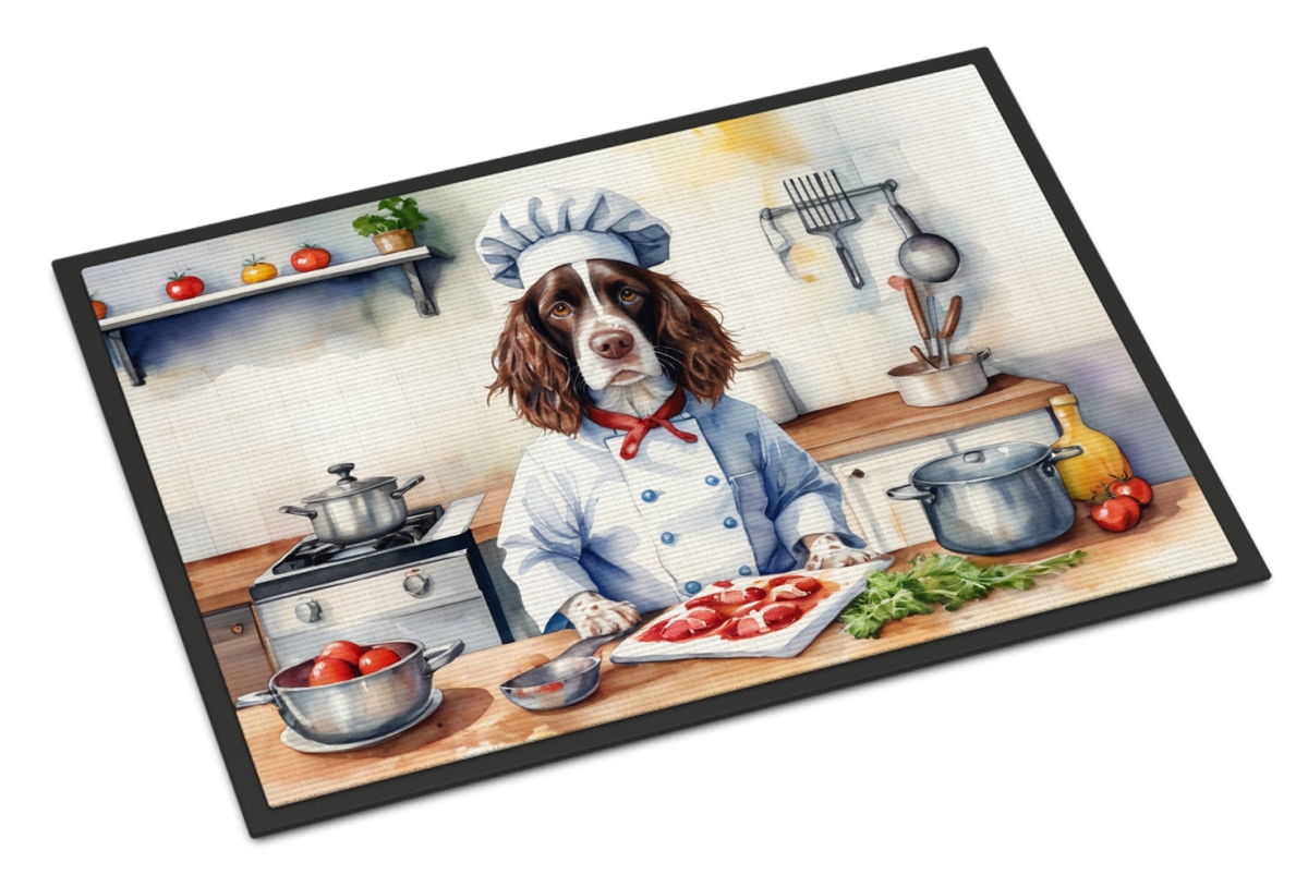 18 x 27 in. English Springer Spaniel The Chef Doormat