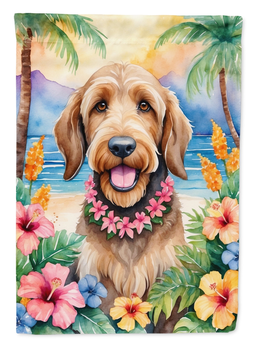 DAC6485CHF 40 x 28 in. Otterhound Luau House Flag