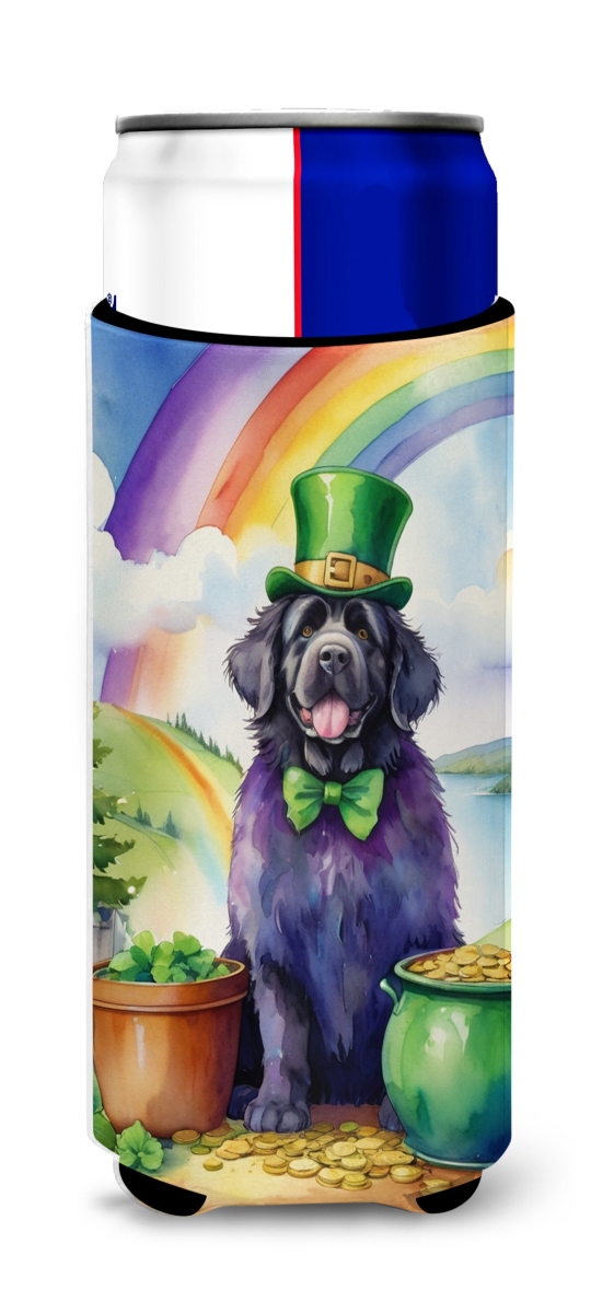 12 oz foundland St Patricks Day Hugger for Ultra Slim Cans