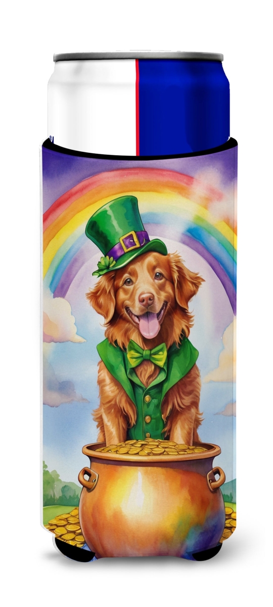 DAC5582MUK 12 oz Nova Scotia Duck Tolling Retriever St Patricks Day Hugger for Ultra Slim Cans