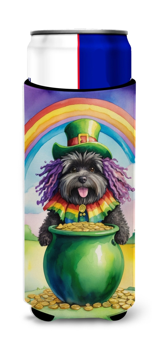 12 oz Puli St Patricks Day Hugger for Ultra Slim Cans