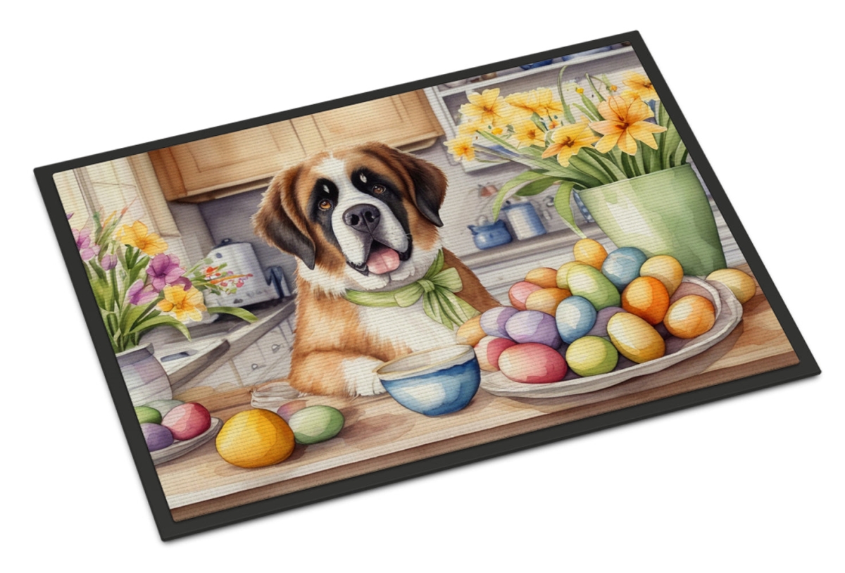 DAC6888JMAT 24 x 36 in. Decorating Easter Saint Bernard Doormat