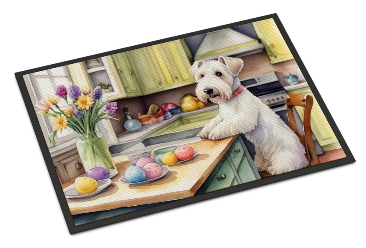 DAC6896JMAT 24 x 36 in. Decorating Easter Sealyham Terrier Doormat