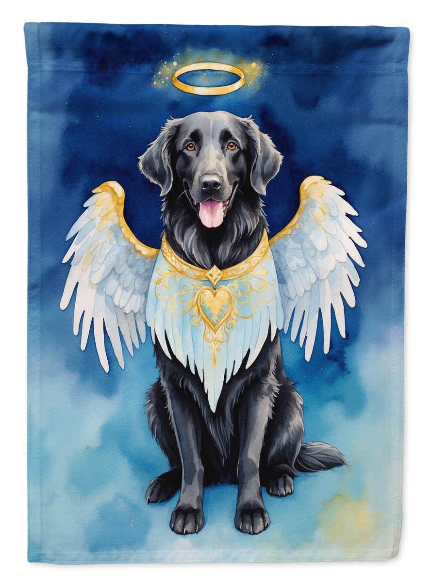 40 x 28 in. Flat-Coated Retriever My Angel House Flag