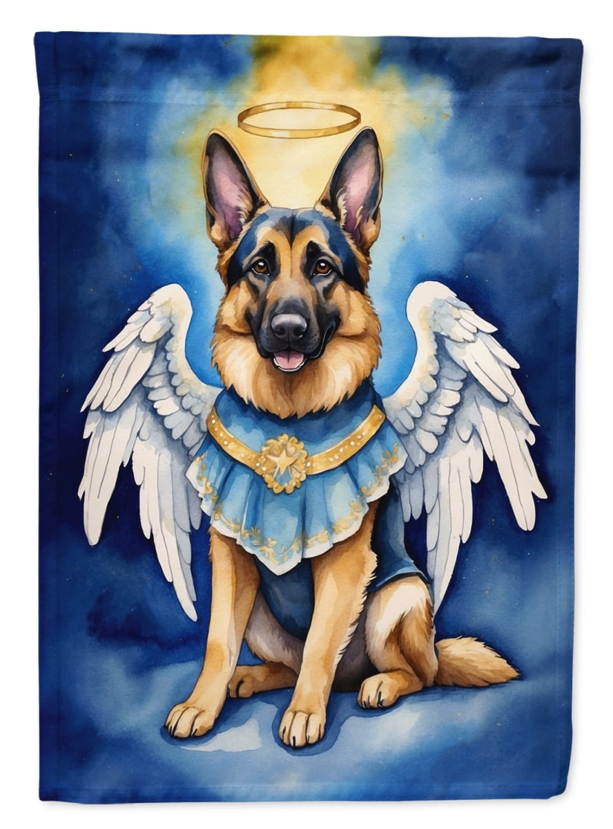 40 x 28 in. German Shepherd My Angel House Flag