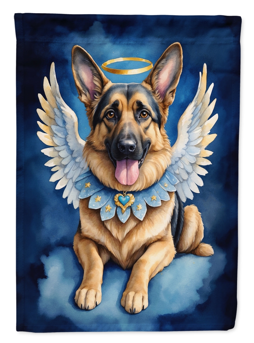 40 x 28 in. German Shepherd My Angel House Flag