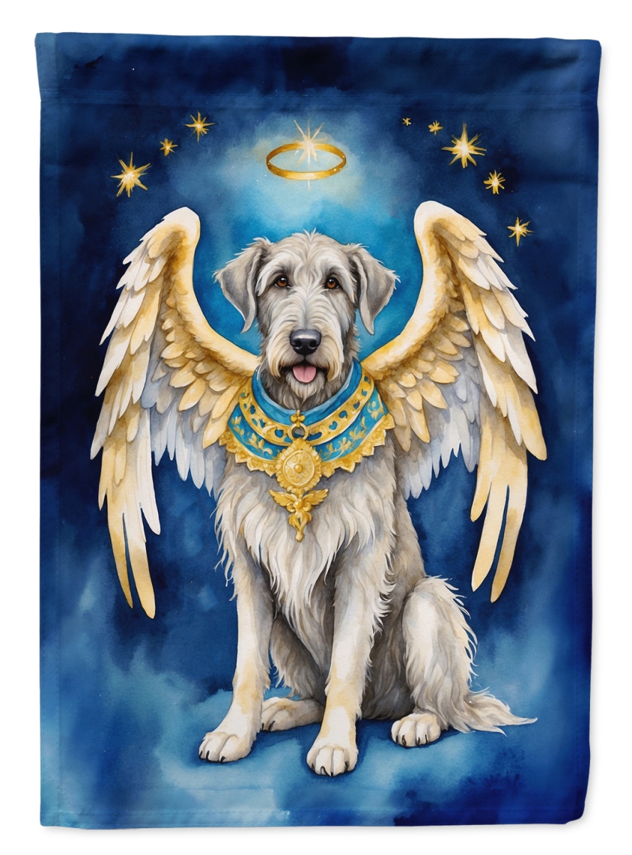 40 x 28 in. Irish Wolfhound My Angel House Flag