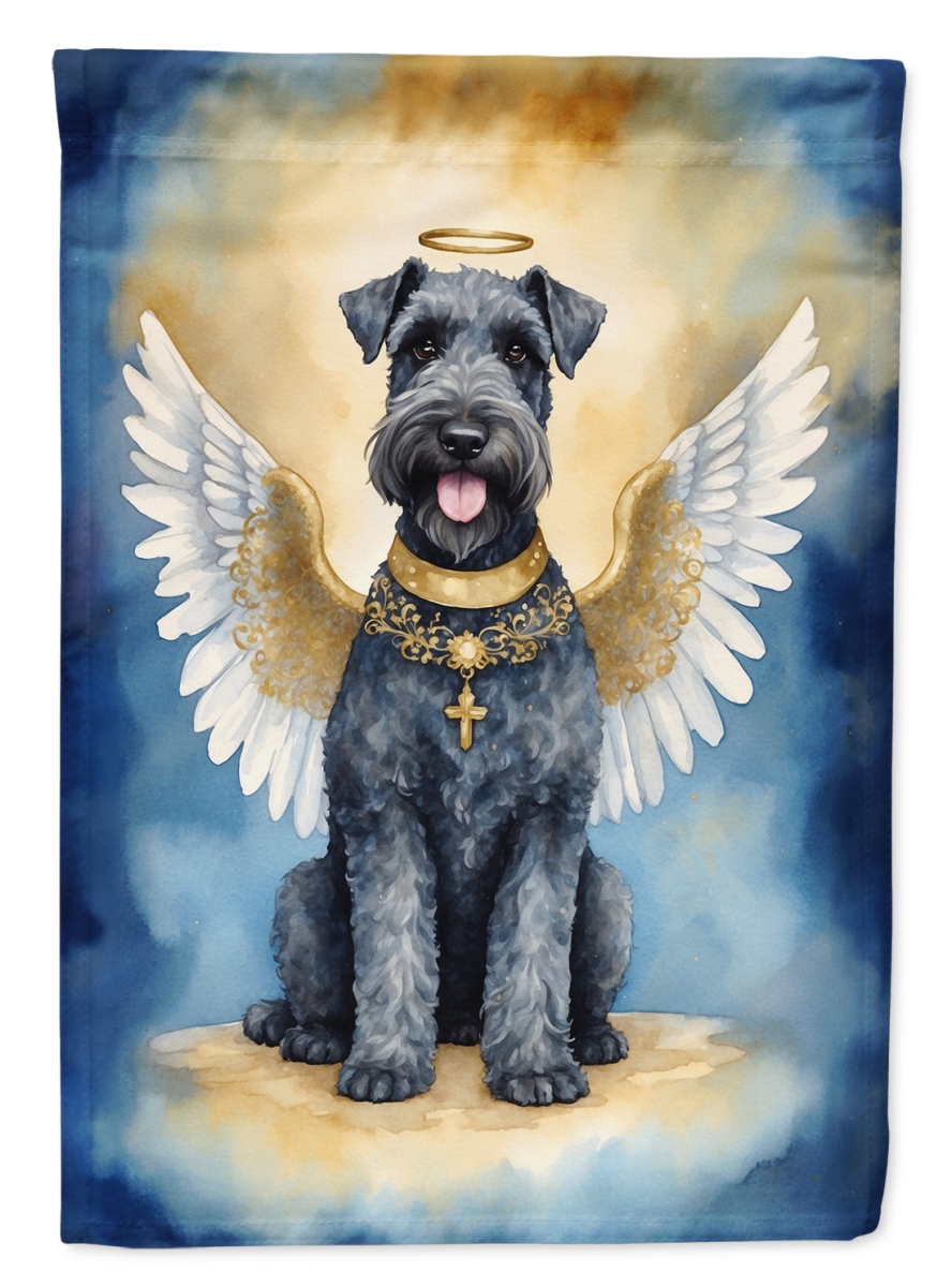40 x 28 in. Kerry Blue Terrier My Angel House Flag