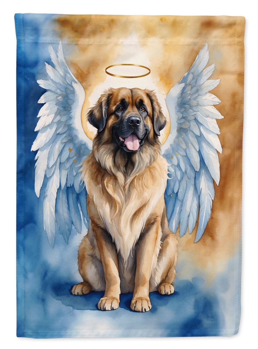40 x 28 in. Leonberger My Angel House Flag