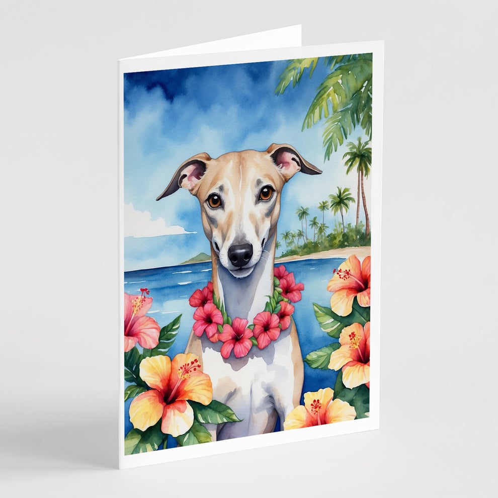 5 x 7 in. Whippet Luau Greeting Cards - Pack of 8