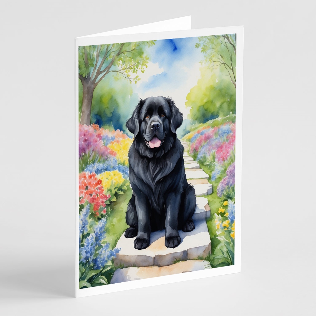 5 x 7 in. Foundland Spring Path Greeting Cards - Pack of 8