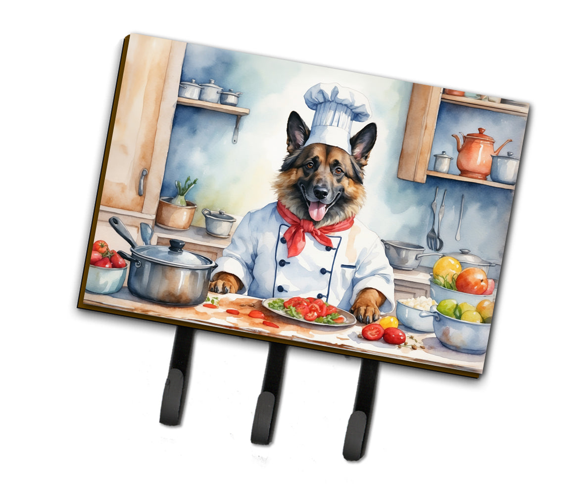 9 x 6 in. Belgian Tervuren The Chef Leash or Key Holder
