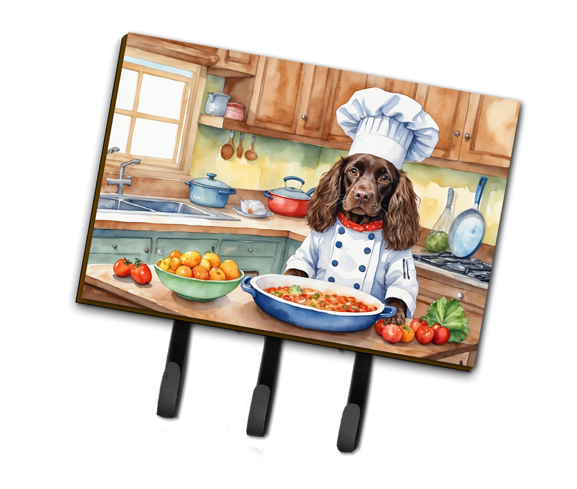9 x 6 in. Boykin Spaniel The Chef Leash or Key Holder
