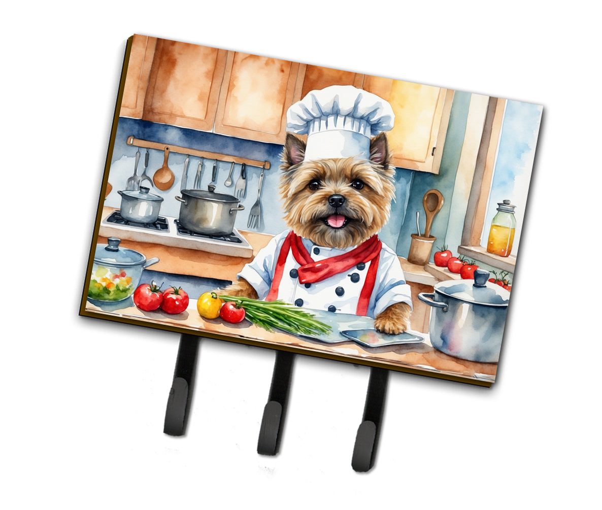 9 x 6 in. Cairn Terrier The Chef Leash or Key Holder