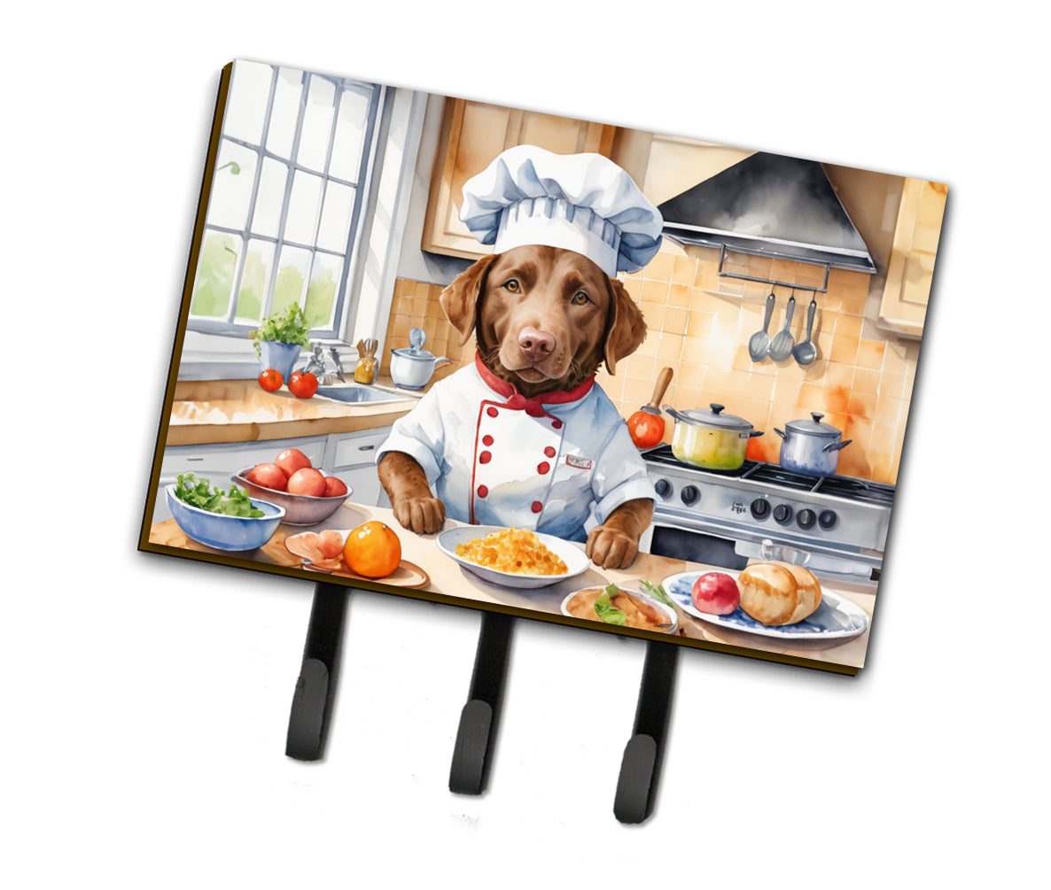 9 x 6 in. Chesapeake Bay Retriever The Chef Leash or Key Holder