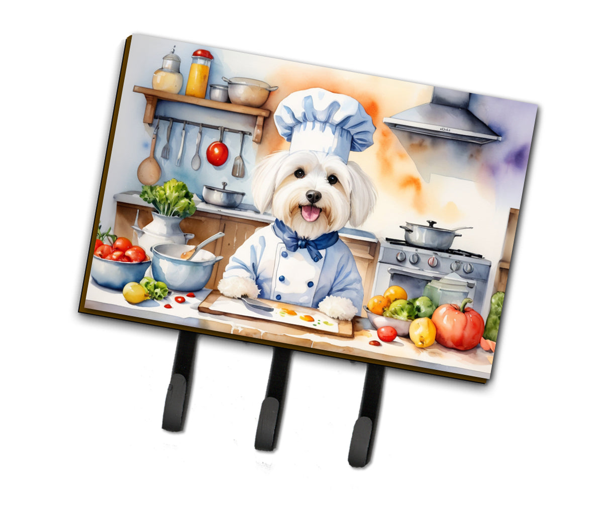 9 x 6 in. Coton de Tulear The Chef Leash or Key Holder