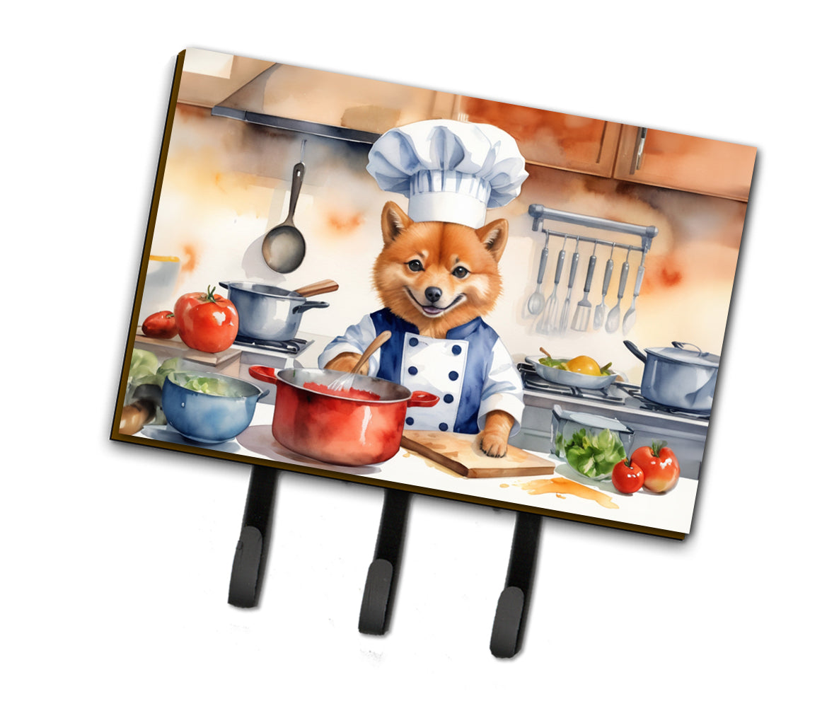 9 x 6 in. Finnish Spitz The Chef Leash or Key Holder