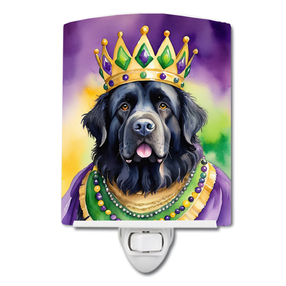 6 x 4 in. foundland King of Mardi Gras Ceramic Night Light