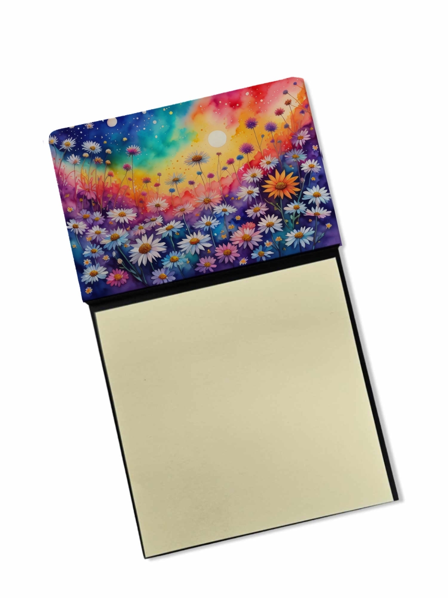 DAC1407SN 5.25 x 3.25 in. Asters in Color Sticky Note Holder