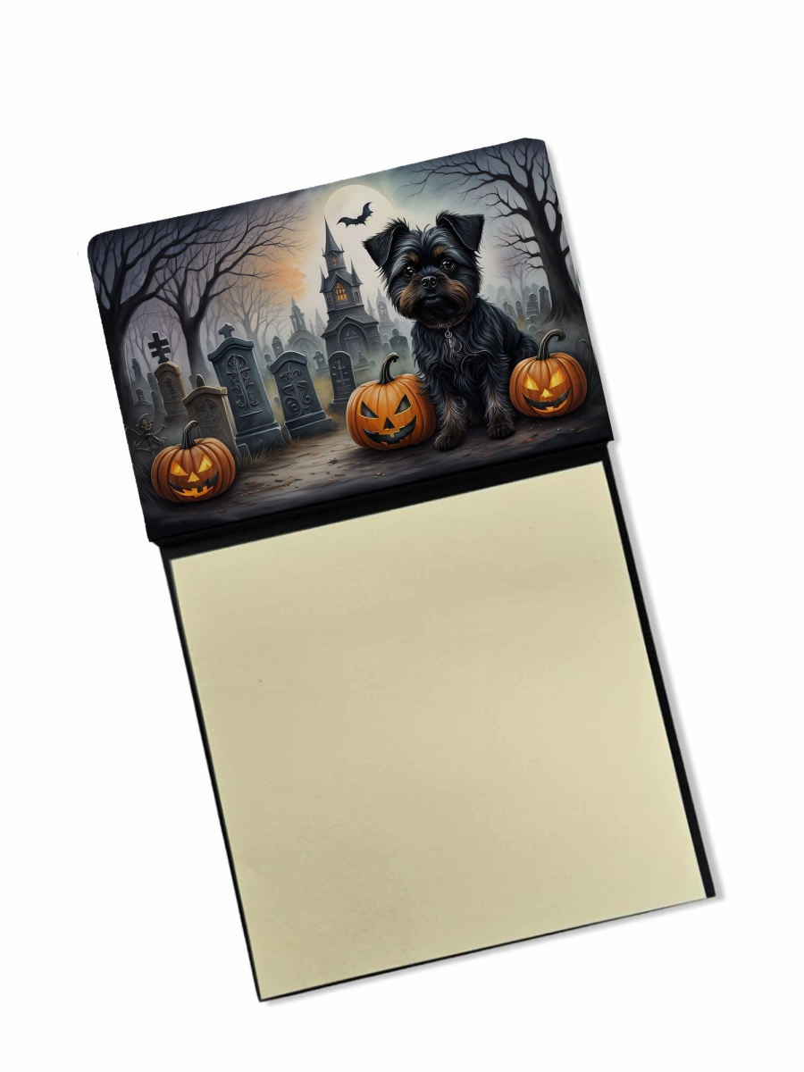 DAC2001SN 5.25 x 3.25 in. Affenpinscher Spooky Halloween Sticky Note Holder