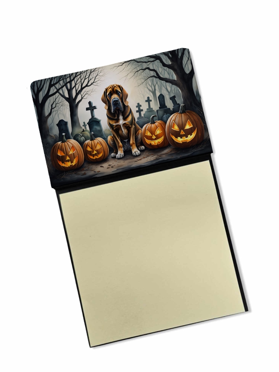 DAC2017SN 5.25 x 3.25 in. Bloodhound Spooky Halloween Sticky Note Holder