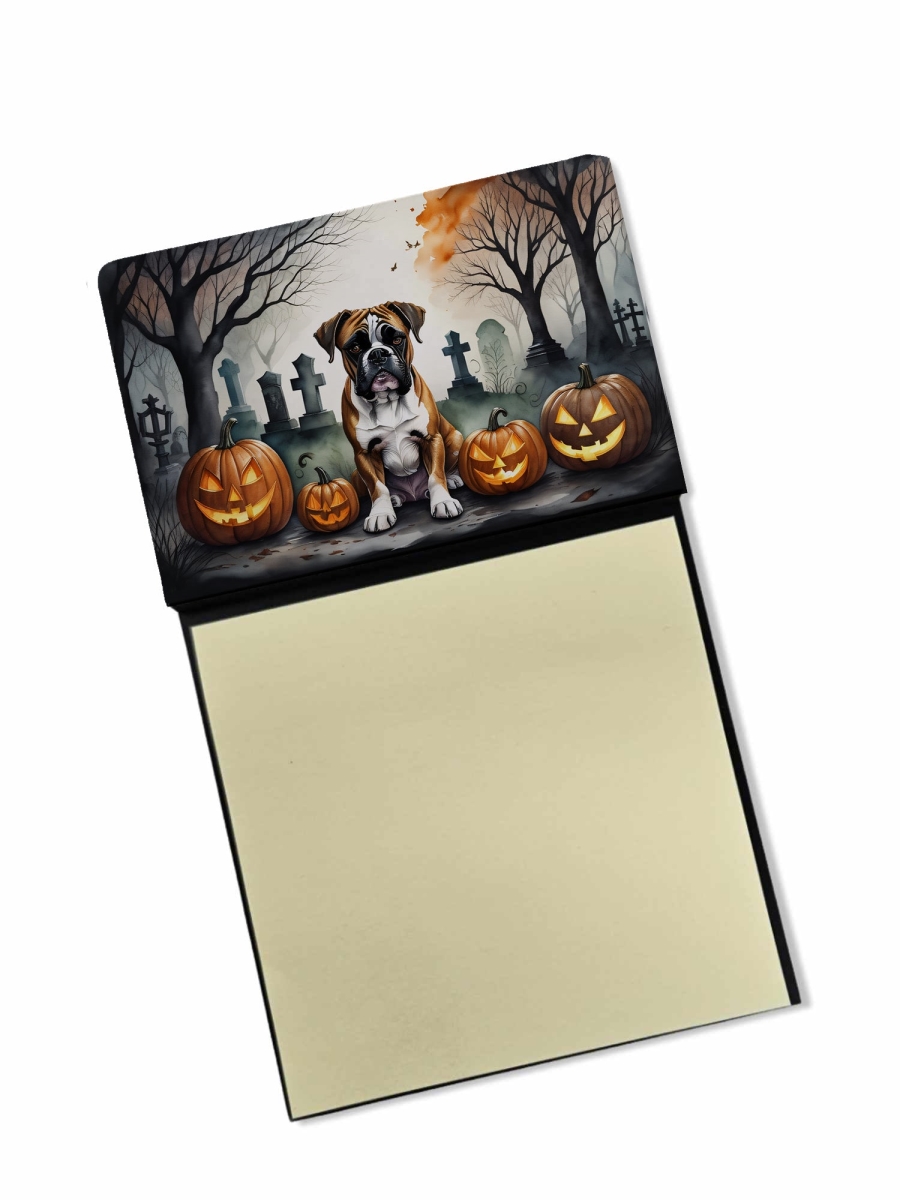 DAC2026SN 5.25 x 3.25 in. Boxer Spooky Halloween Sticky Note Holder