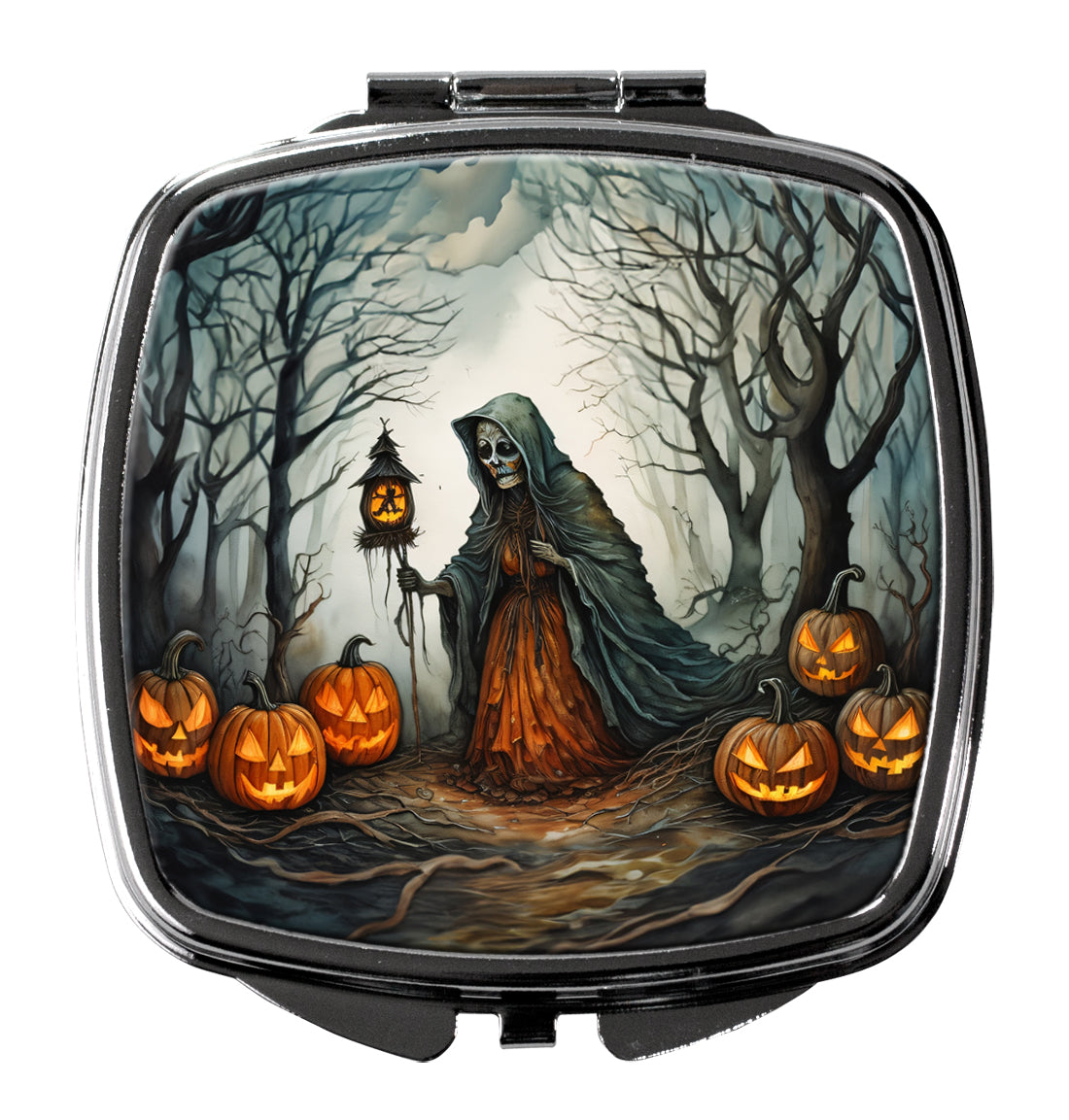 3 x 2.75 in. The Weeping Woman Spooky Halloween Compact Mirror
