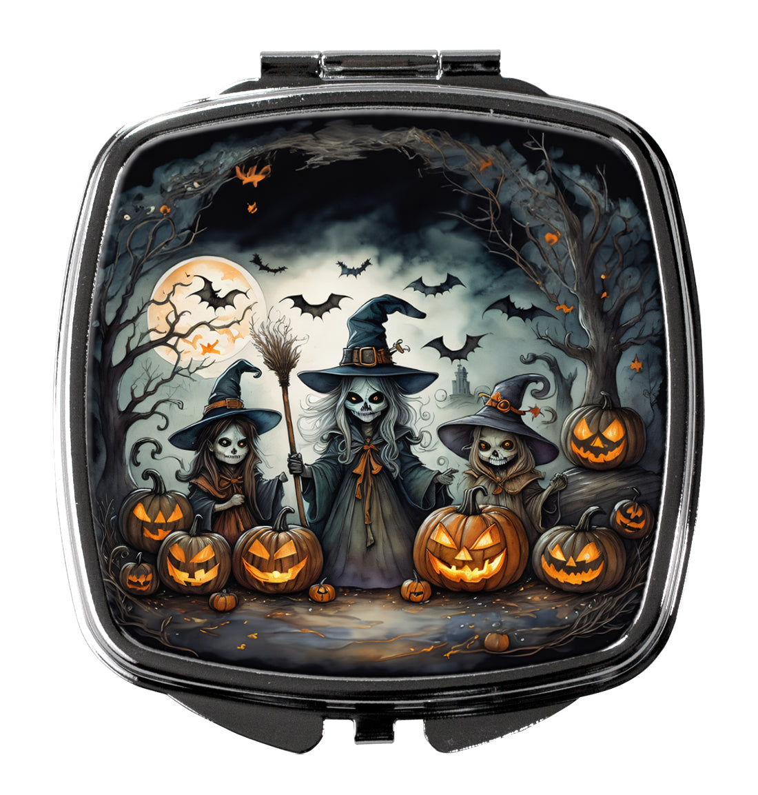 3 x 2.75 in. Witches Spooky Halloween Compact Mirror