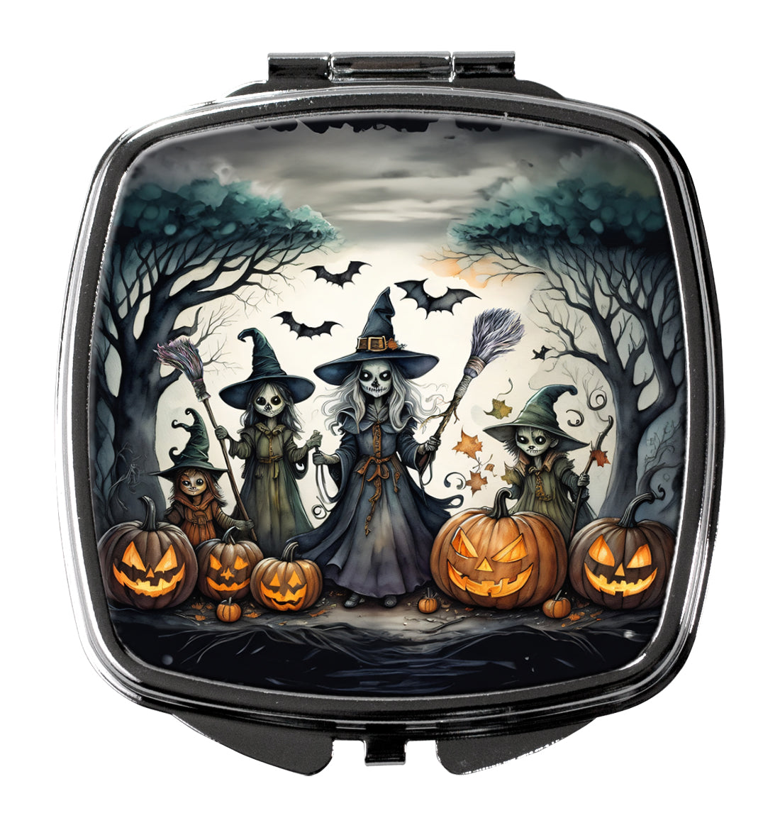 3 x 2.75 in. Witches Spooky Halloween Compact Mirror