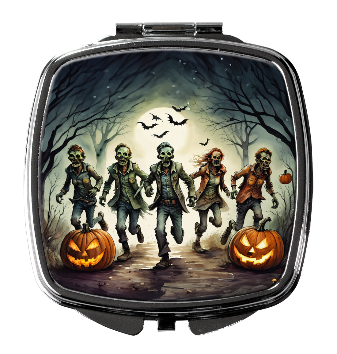 3 x 2.75 in. Zombies Spooky Halloween Compact Mirror